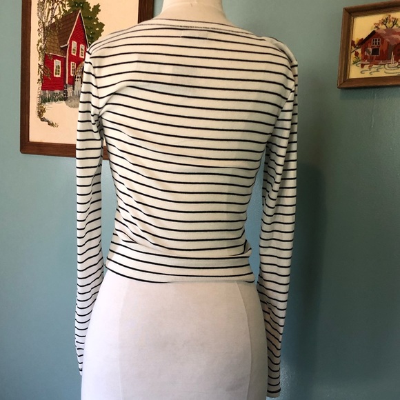 WILD FABLE striped long sleeve top - Picture 3 of 5